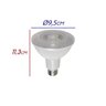 Lâmpada LED E27 PAR30 10W Branco Frio L045-1065-BVT Starlux St2274 - 2