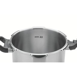 Panela de Pressão Tramontina Brava em Aço Inox com Fundo Triplo 22 Cm 6 L Tramontina - 5 Panela de Pressão Tramontina Brava em Aço Inox com Fundo Triplo 22 Cm 6 L Tramontina - 5