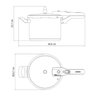 Panela de Pressão Tramontina Brava em Aço Inox com Fundo Triplo 22 Cm 6 L Tramontina - 3