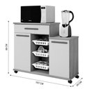 Ver imagem 2 de Armário de Cozinha com Fruteira Teresina Arte Móveis:cinamomo/grafite