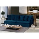 Ver imagem 1 de Sofá Modular Olinda 4 Lugares 2.30 MT com Molas Retrátil e Reclinável Veludo Nobre Sofatec