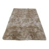 Tapete Sala Peludo Shaggy Luxo Bege Mesclado 140 x 200cm - Marrom - Mesclado - 4