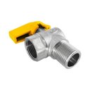 Ver imagem 3 de Mini Registro Angular 90° de Gás 1/2 m x f - Druck