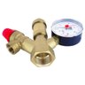 Kit Manifold Conjunto de Segurança Boiler 1pol Bronze Druck - 2