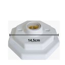 Ver imagem 2 de Kit 10 Plafon Octogonal Bocal Porcelana E-27 Branco - Opl