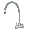 Ver imagem 1 de Torneira de Cozinha Inox Parede Flexível Gourmet Cinza/gray