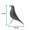 Ver imagem 4 de Pássaro M Decorativo - 17,4 Cm Altura -Toque 3D: Branco