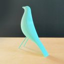 Ver imagem 3 de Pássaro M Decorativo - 17,4 Cm Altura -Toque 3D: Azul Tiffany