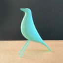 Ver imagem 1 de Pássaro M Decorativo - 17,4 Cm Altura -Toque 3D: Azul Tiffany