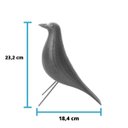 Ver imagem 4 de Pássaro G Decorativo - 23,2 Cm Altura -Toque 3D: Bronze