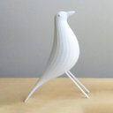 Ver imagem 3 de Pássaro G Decorativo - 23,2 Cm Altura -Toque 3D: Branco