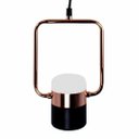 Ver imagem 2 de Luminária Pendente Pisa 15,5cm cm Cobre Moderno