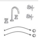 Ver imagem 2 de Kit Misturador de mesa bica alta para lavatório Izy 1877.C37.KIT2 Deca