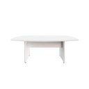 Ver imagem 4 de Mesa de Reunião Orgânica 180cm x 110cm com Pés Painel Escritório F5 Office Cor:Branco