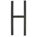 Ver imagem 1 de Suporte para Lixeira de Madeira Plastica 94 Litros - 70cm Fixo