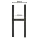 Ver imagem 2 de Suporte para Lixeira de Madeira Plastica 94 Litros - 70cm Fixo