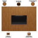 Ver imagem 4 de Painel Ripado de Madeira para Sala Quarto 297x250cm Slats L05 Nature - Lyam Decor