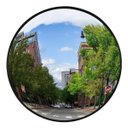 Ver imagem 1 de Espelho Convexo 50cm acabamento em borracha