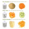 Cortador De Legumes Manual Slicer WALFOS Multifuncional, Cortador De Batata, Queijo E Cenoura - 5