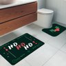 Jogo Tapetes de Natal para Banheiro 2 Peças Feliz Natal Único - 2