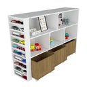Ver imagem 4 de Organizador Infantil Natanael Baús e Porta Carrinho MDF Woodcore