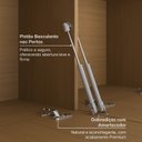 Ver imagem 6 de Rack para TV até 75 Polegadas 210x51cm Portas Ripadas Aruá CabeCasa MadeiraOriginals Marrom Jatobá