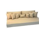 Ver imagem 2 de Futon Smooth Duplo Bege 328+ Acessorios
