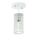 Ver imagem 2 de Lustre Clearcrillic Cristal Acrílico Redondo Branco