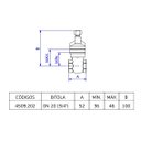 Ver imagem 2 de Registro Base de Gaveta Dn20 3/4 - Deca Deca Metais