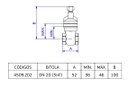 Ver imagem 2 de Registro Base de Gaveta Dn20 3/4 - Deca Deca Metais
