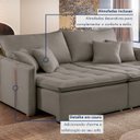 Ver imagem 7 de Sofá Cama em Madeira Eucalipto 180cm Detroid Yescasa
