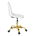 Ver imagem 1 de Cadeira Office Eiffel - Botonê | Branca - Dourado Brilho