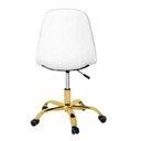 Ver imagem 4 de Cadeira Office Eiffel - Botonê | Branca - Dourado Brilho