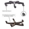Cadeira Executiva Back System Operativa Costurada com Braços Reguláveis Corino Preto Plaxmetal - 6