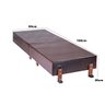 Cama Dobrável, Solteiro de Abrir com Colchão Embutido Corino 60x190cm - 2