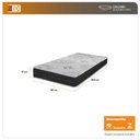 Ver mais imagens de Colchão Solteiro King San Francisco Ortopédico Espuma 96cm Preto