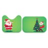 Jogo Tapetes de Natal para Banheiro 2 Peças Cute Noel Green Único - 2