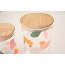 Ver imagem 3 de Pote de Vidro com Tampa Hermética de Bambu para Mantimentos - Mai Home - 1000ml
