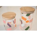 Ver imagem 2 de Pote de Vidro com Tampa Hermética de Bambu para Mantimentos - Mai Home - 1000ml