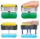 Ver imagem 4 de Dispenser Sabão 2x1 Detergente Suporte Porta Bucha Esponja