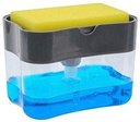 Ver imagem 1 de Dispenser Sabão 2x1 Detergente Suporte Porta Bucha Esponja