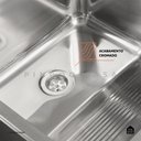 Ver imagem 4 de Tanque Inox Monobloco 50 Cm Atikum Pingoo.casa - Prata Polido