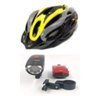 Kit Segurança Bicicleta Lua Tek Capacete + Kit Sinalizador LK 029 - 1