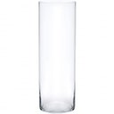 Ver imagem 1 de Vaso Vidro Cilindro Grande Comprido 50x20 cm Transparente