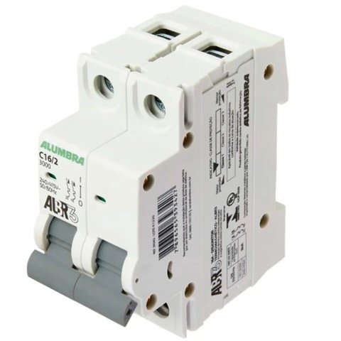 Disjuntor Bipolar 16a Curva C Alumbra 39342