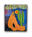 Ver imagem 4 de Quadro Decorativo em Acrílico Pintado a Mão Inspirado em Tarcila do Amaral
