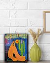 Ver imagem 3 de Quadro Decorativo em Acrílico Pintado a Mão Inspirado em Tarcila do Amaral