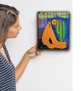 Ver imagem 2 de Quadro Decorativo em Acrílico Pintado a Mão Inspirado em Tarcila do Amaral