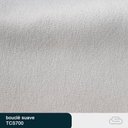 Ver imagem 3 de Poltrona Decorativa Fixa 87cm Hermon Courino Caramelo | Boucle Suave Off White - Sallar Home
