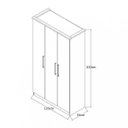 Ver imagem 3 de Guarda-Roupa Solteiro 3 Portas 